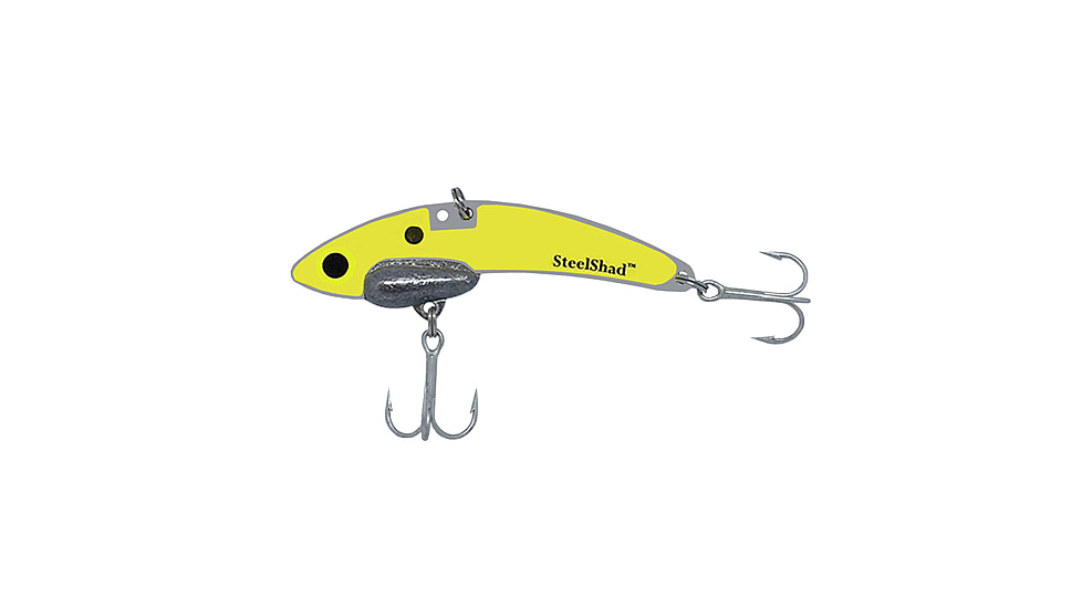 SteelShad 3/8 oz Blade Bait, Yellow Shad, SSL-10067
