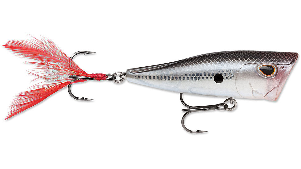 Storm Arashi Cover Pop 8, 3.12in, 1/2oz, Black Silver Shad, ACP08874
