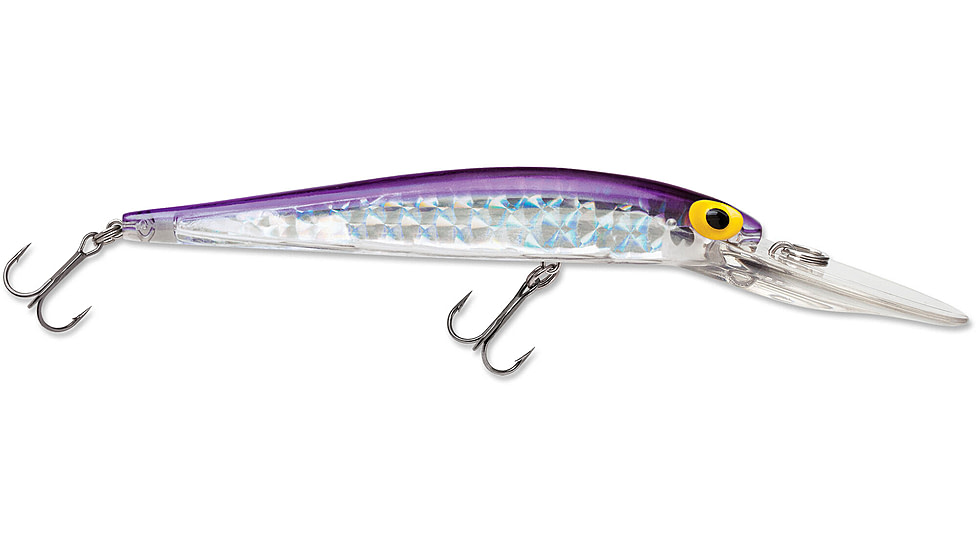 Storm Original Deep ThunderStick 12 Hard Bait, Prizmflash Purple Back, DAJ185