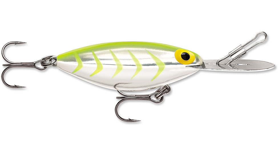 Storm Original Hot N Tot 07 Hard Bait, Metallic Silver / Chartreuse HB, AH178