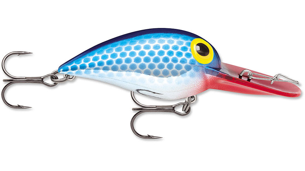 Storm Original Wiggle Wart 05 Hard Bait, Metallic Blue Scale/ Red Lip, V133