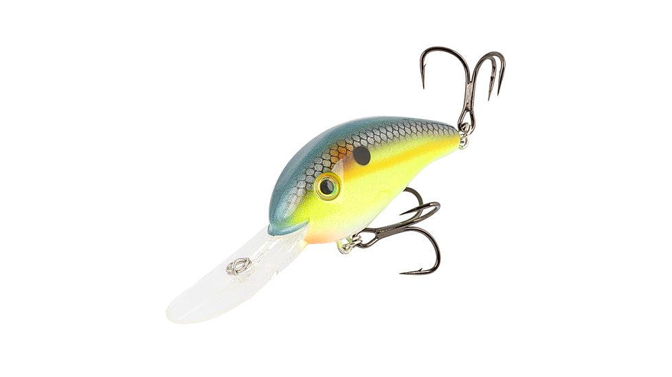 Strike King 3XD Elite Crankbaits, Chartreuse Sexy Shad 2.0, 7/16oz, HC3XDE-539