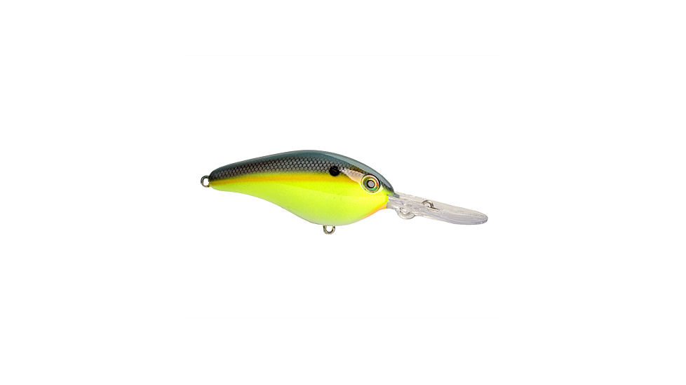 Strike King 8XD Elite Crankbaits, Chartreuse Sexy Shad 2.0, 1.4oz, HC8XDE-539