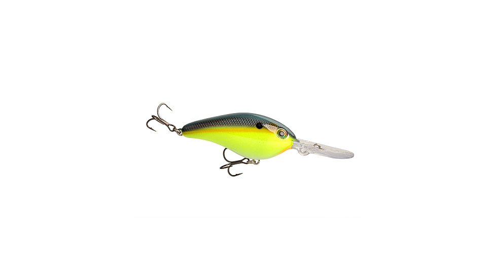 Strike King 8XD Elite Crankbaits, Chartreuse Sexy Shad 2.0, 1.4oz, HC8XDE-539