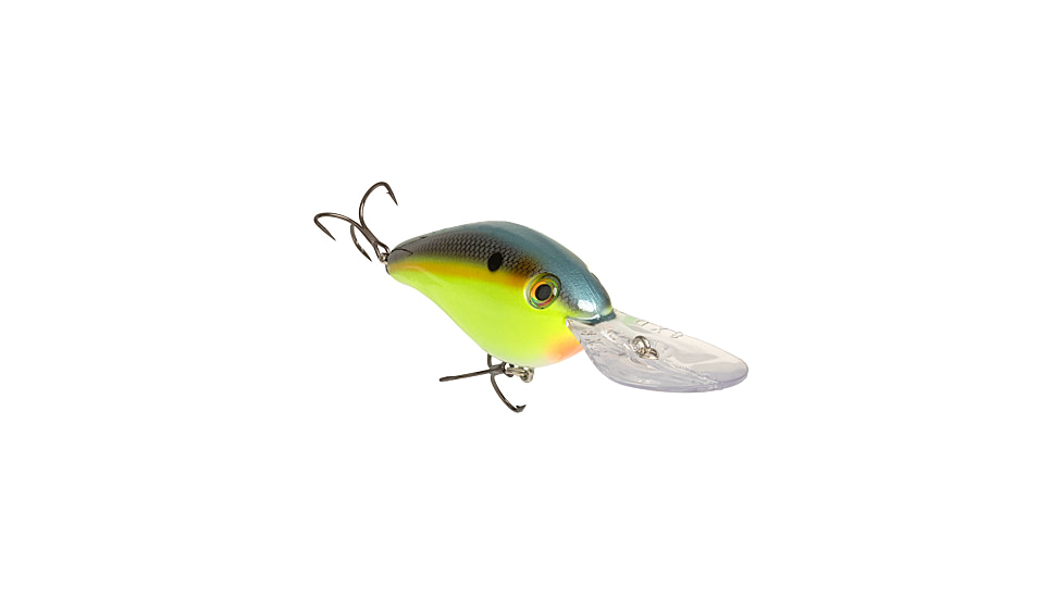 Strike King 8XD Elite Crankbaits, Chartreuse Sexy Shad 2.0, 1.4oz, HC8XDE-539