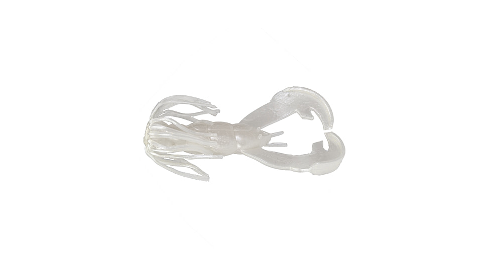 Strike King Baby Luau Craw, Pearl, 3in, RGBLCRW-84