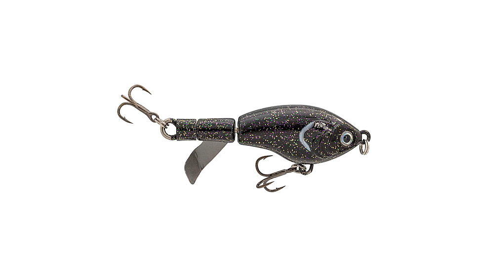 Strike King Bitsy Chickin Hardbait, 2.5in, 1/4oz, Black Lab, 12-36266