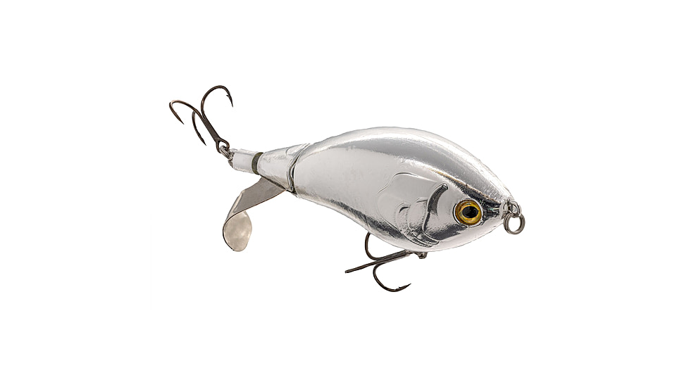 Strike King Clickin Chickin Hardbait, 3in, 3/4oz, Carolina Chrome, 12-36391