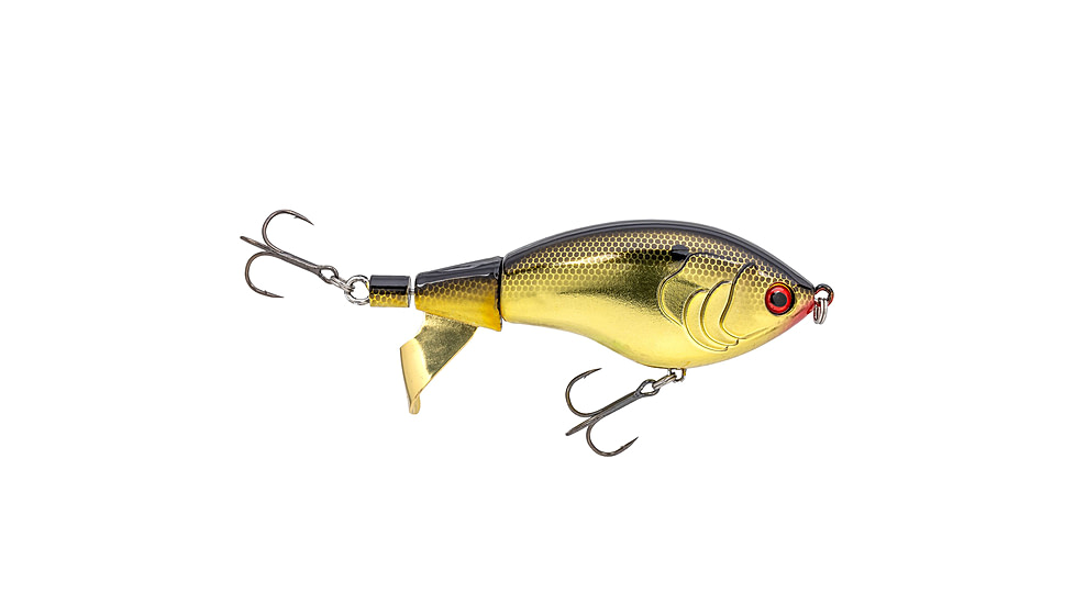 Strike King Clickin Chickin Hardbait, 3in, 3/4oz, Gold Natural Shad, 12-36394