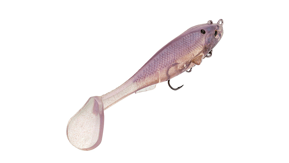 Strike King Final Copy Softbait, 1 pack, 4in, Crystal Shad, 12-36053