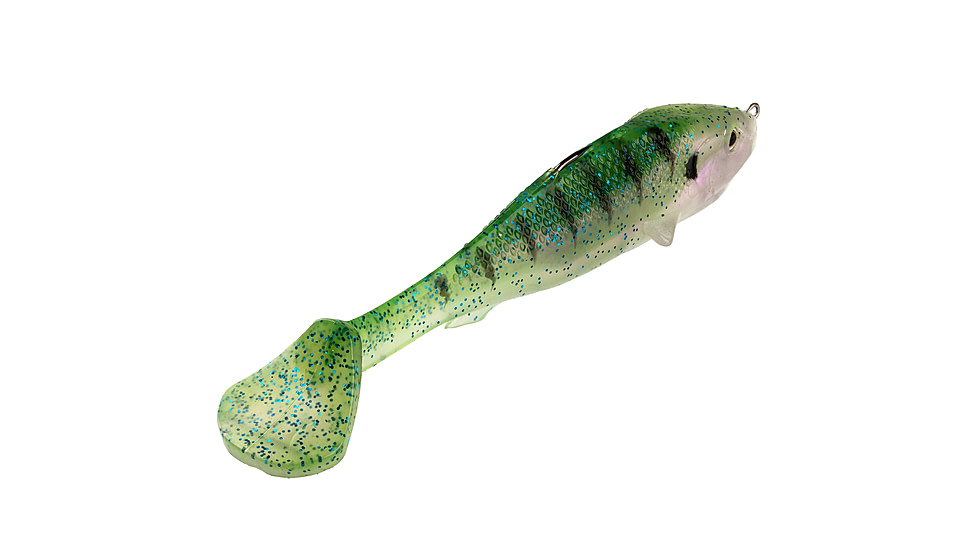 Strike King Final Copy Weedless Softbait, 1 pack, 6in, Phantom Bluegill, 12-36072