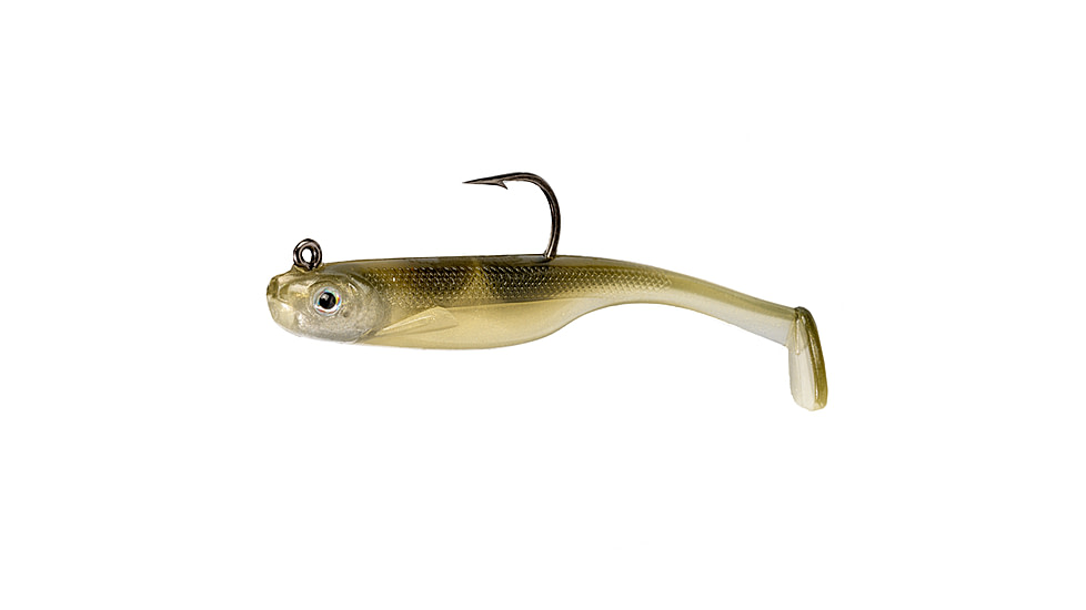 Strike King Homing Minnow Softbait, 3 pack, 2.5in, 1/4oz, AYU, 12-36127