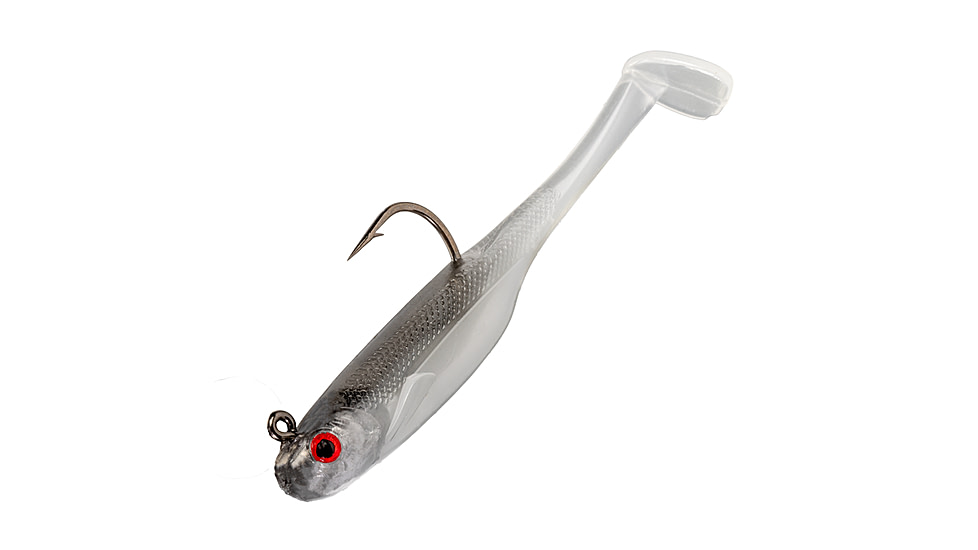 Strike King Homing Minnow Softbait, 3 pack, 2.5in, 1/4oz, Ghost Shad, 12-36123
