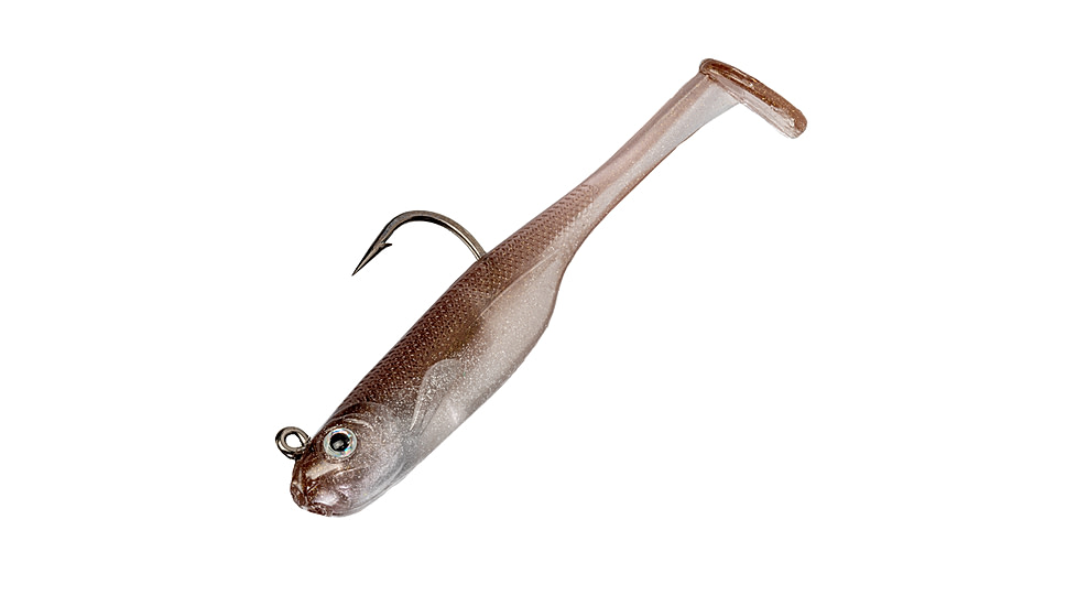 Strike King Homing Minnow Softbait, 3 pack, 2.5in, 1/4oz, Reel Shad, 12-36129