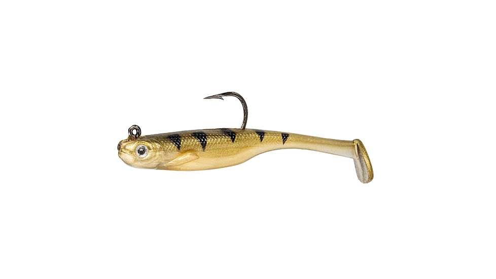 Strike King Homing Minnow Softbait, 3 pack, 2.5in, 1/4oz, Sugar Daddy, 12-36125