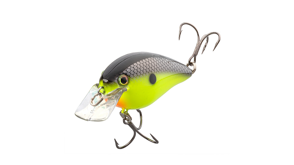 Strike King KVD Elite 1.5 Crankbaits, Chartreuse Baitfish, 3/8oz, HCKVD1.5E-432