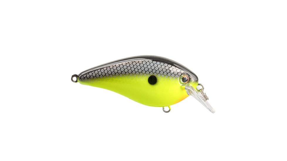 Strike King KVD Elite 1.5 Crankbaits, Chartreuse Baitfish, 3/8oz, HCKVD1.5E-432