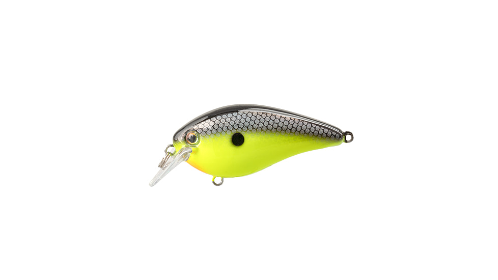 Strike King KVD Elite 1.5 Crankbaits, Chartreuse Baitfish, 3/8oz, HCKVD1.5E-432