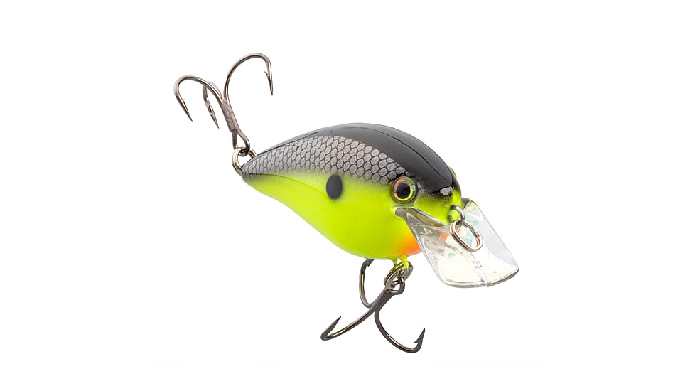 Strike King KVD Elite 1.5 Crankbaits, Chartreuse Baitfish, 3/8oz, HCKVD1.5E-432