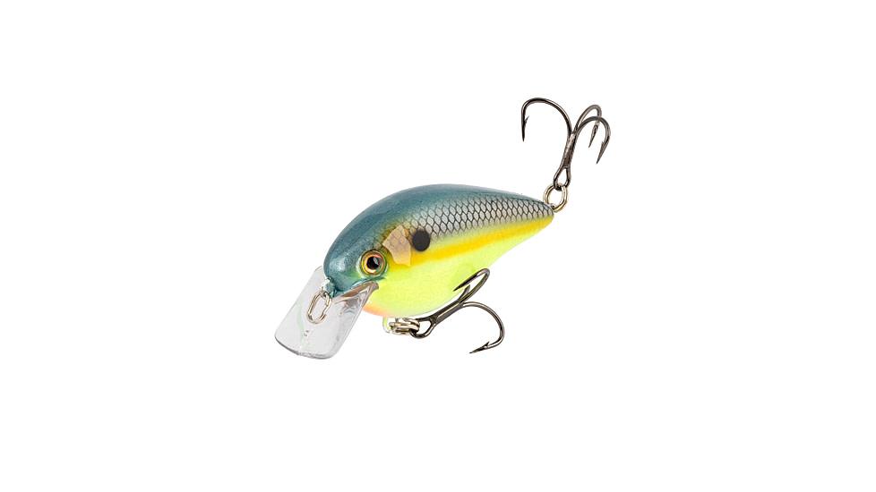 Strike King KVD Elite 1.5 Crankbaits, Chartreuse Sexy Shad 2.0, 3/8oz, HCKVD1.5E-539