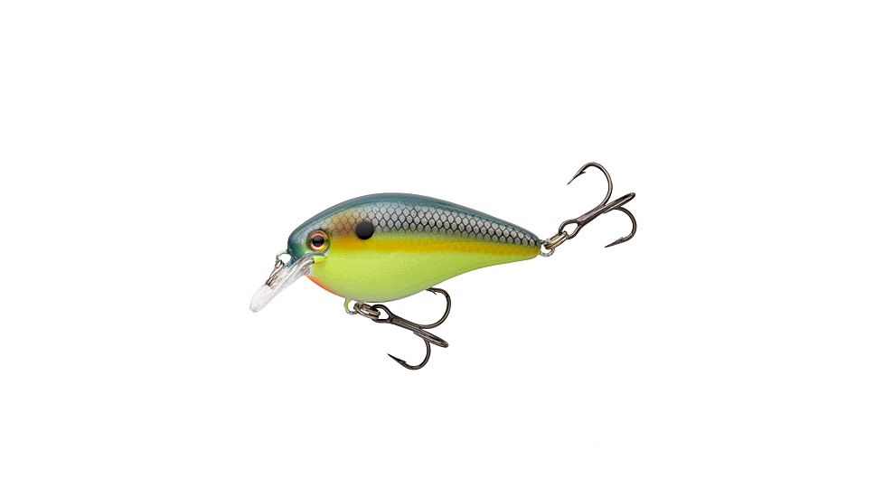Strike King KVD Elite 1.5 Crankbaits, Chartreuse Sexy Shad 2.0, 3/8oz, HCKVD1.5E-539