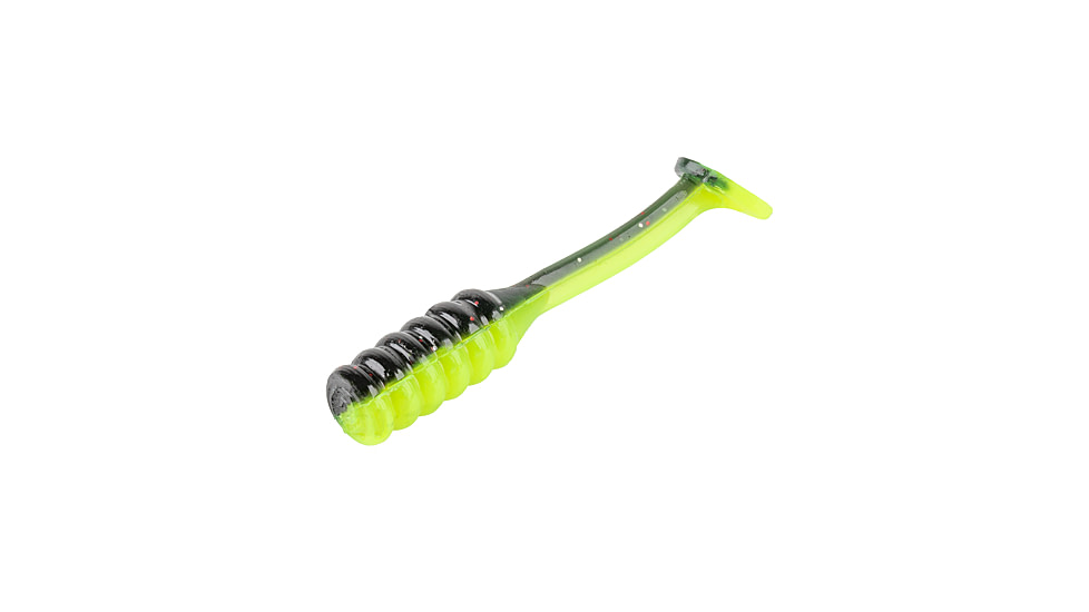 Strike King Mr. Crappie Teen-Zee Slabalicious Swimbait, Tuxedo Black Chartreuse, 5/8in, MRCTZSLC-183