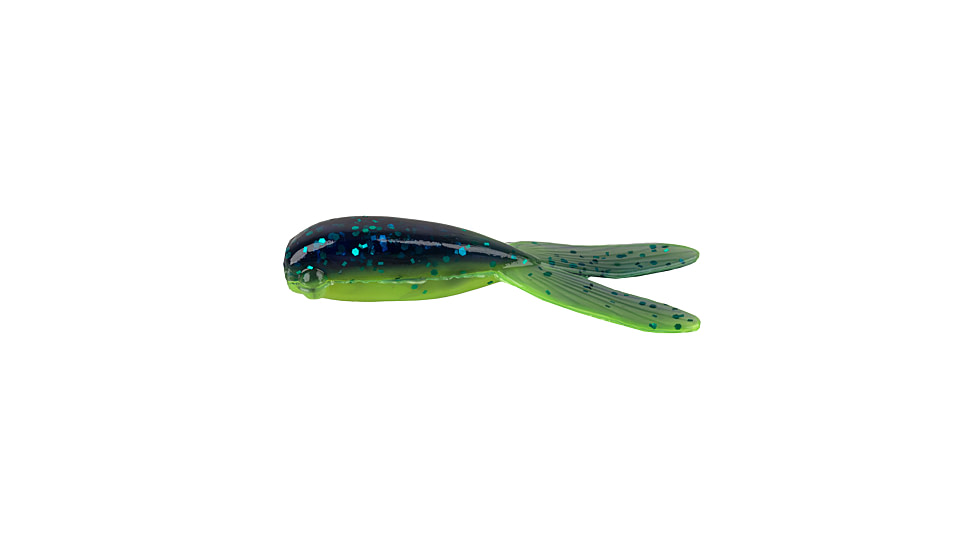 Strike King Mr. Crappie Teen-Zee Tails Swimbait, Junebug Chartreuse, 5/8in, MRCTZTL-188