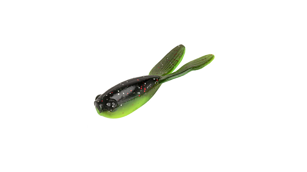 Strike King Mr. Crappie Teen-Zee Tails Swimbait, Tuxedo Black Chartreuse, 5/8in, MRCTZTL-183