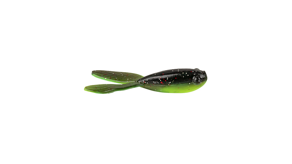 Strike King Mr. Crappie Teen-Zee Tails Swimbait, Tuxedo Black Chartreuse, 5/8in, MRCTZTL-183
