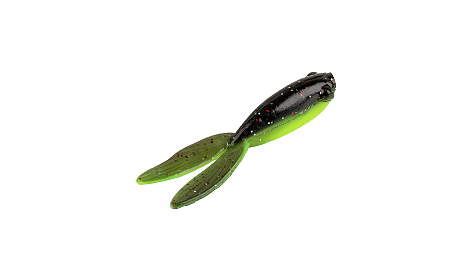 Strike King Mr. Crappie Teen-Zee Tails Swimbait, Tuxedo Black Chartreuse, 5/8in, MRCTZTL-183