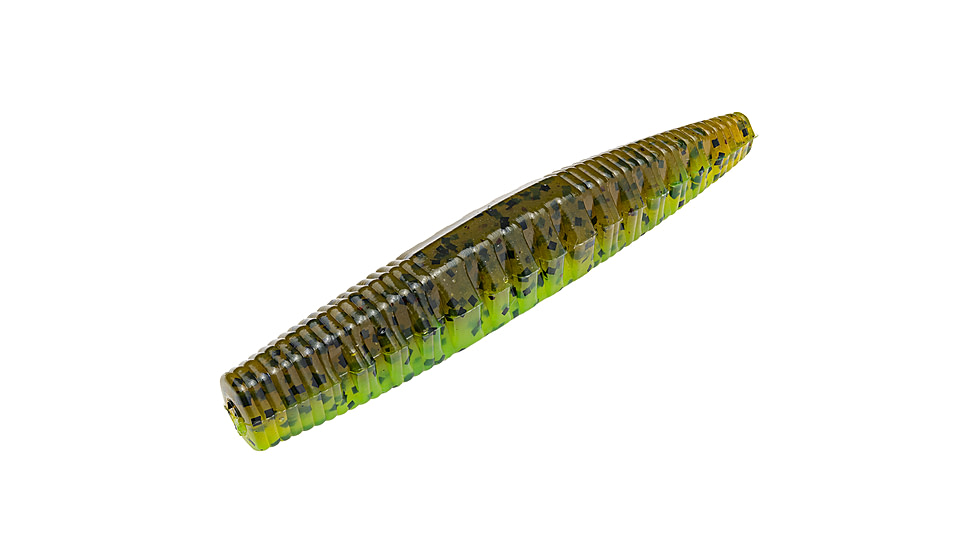 Strike King KVD Perfect Plastics Ned Ocho, Soft Plastic Worm Fishing Lure, Summer Craw, 2 1/2in, 9-Pack, NOCHO-100, NOCHO-100