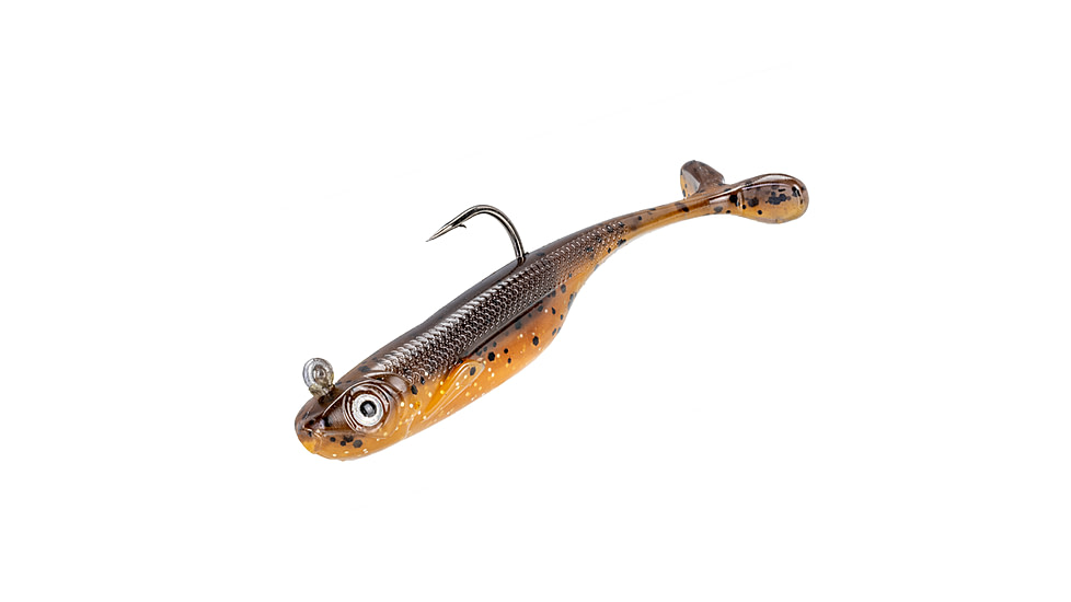 Strike King Pinger Minnow Softbait, 3 pack, 2.5in, 1/8oz, Orange Bream, 12-36150
