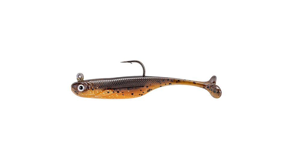 Strike King Pinger Minnow Softbait, 3 pack, 2.5in, 1/8oz, Orange Bream, 12-36150