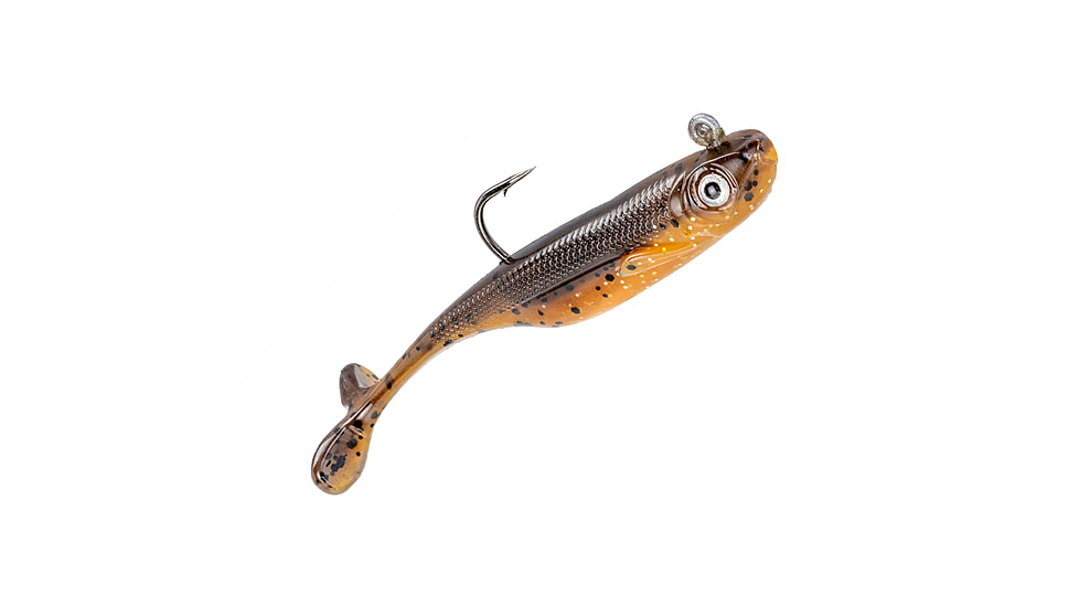 Strike King Pinger Minnow Softbait, 3 pack, 2.5in, 1/8oz, Orange Bream, 12-36150