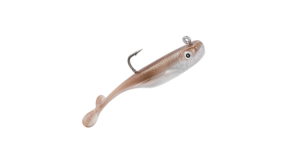 Strike King Pinger Minnow Softbait, 3 pack, 2.5in, 1/4oz, Reel Shad, 12-36159