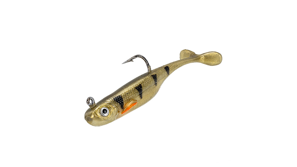 Strike King Pinger Minnow Softbait, 3 pack, 2.5in, 1/4oz, Sugar Daddy, 12-36155
