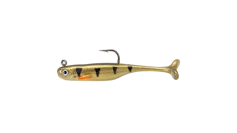 Strike King Pinger Minnow Softbait, 3 pack, 2.5in, 1/4oz, Sugar Daddy, 12-36155