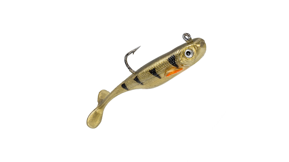 Strike King Pinger Minnow Softbait, 3 pack, 2.5in, 1/4oz, Sugar Daddy, 12-36155