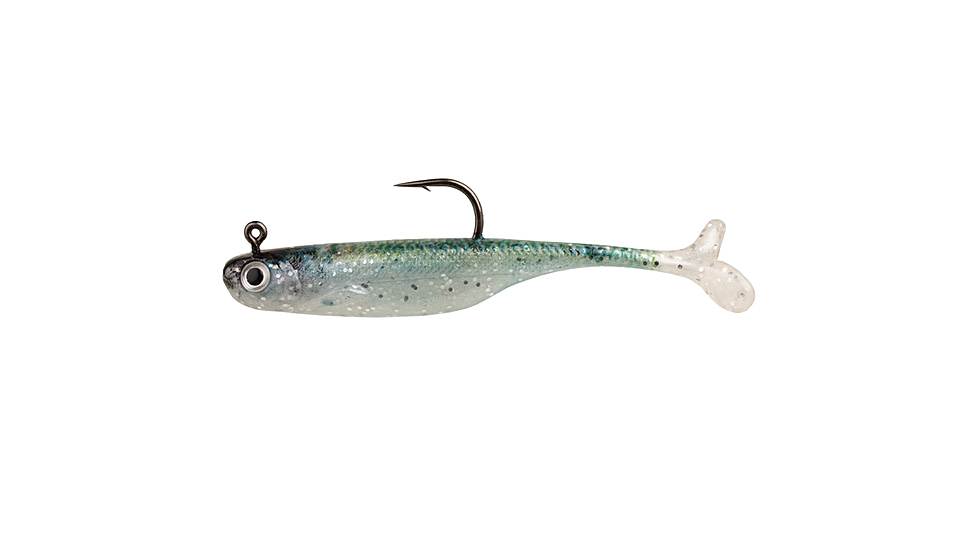 Strike King Pinger Minnow Softbait, 3 pack, 2.5in, 1/4oz, Natural Herring, 12-36172