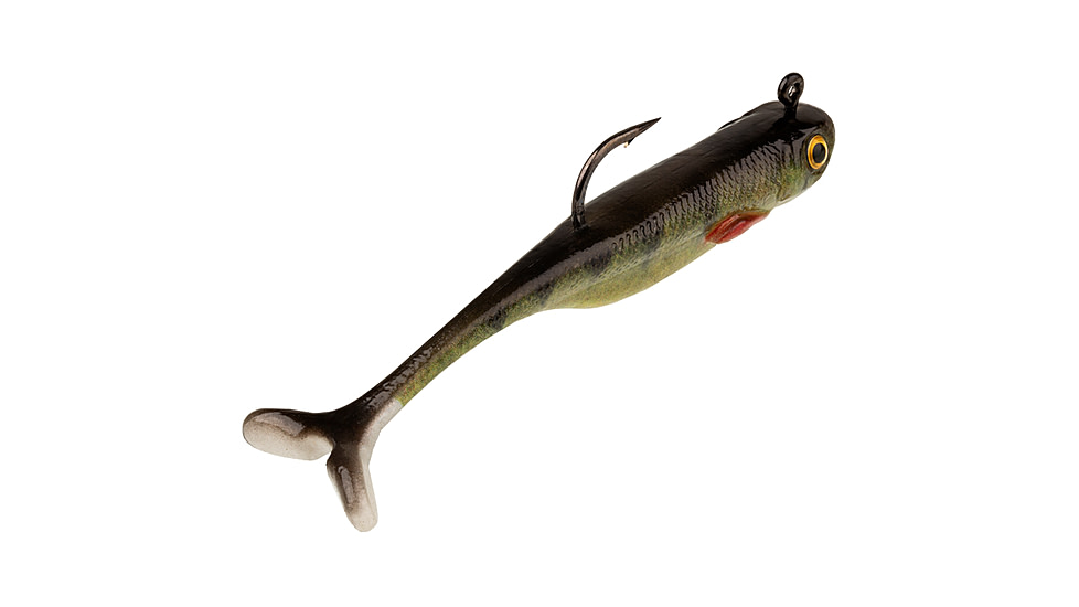 Strike King Pinger Minnow Softbait, 3 pack, 3in, 1/8oz, Yellow Perch, 12-36210