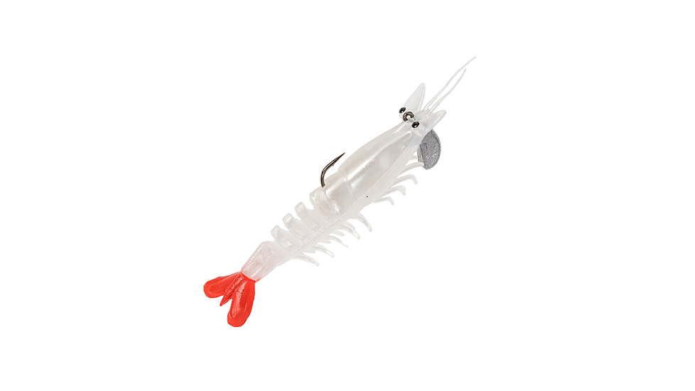 Strike King Pre-Rigged Tidal Shrimp 1/4oz, Boxer, 4.25in, PRSSW425-136