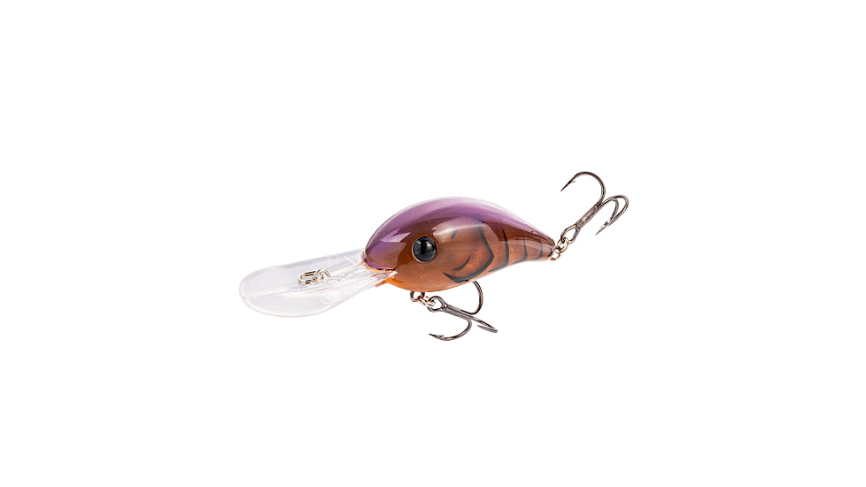 Strike King Pro Model 6XD Crankbaits, Phantom Brown Craw, 1oz, HC6XD-P447