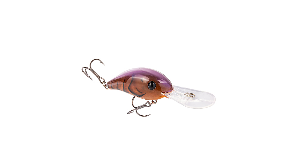 Strike King Pro Model 6XD Crankbaits, Phantom Brown Craw, 1oz, HC6XD-P447