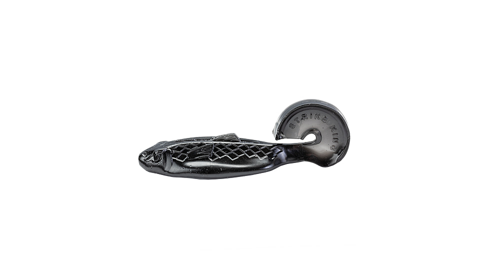 Strike King Rage Buzz Minnow, Black, 3.75in, RGBZM-10