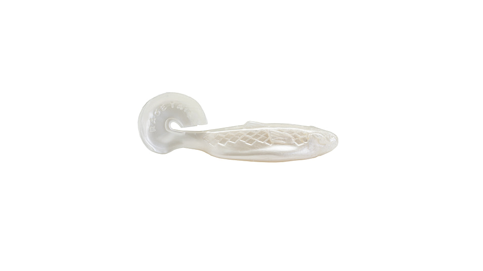 Strike King Rage Buzz Minnow, Pearl, 3.75in, RGBZM-84