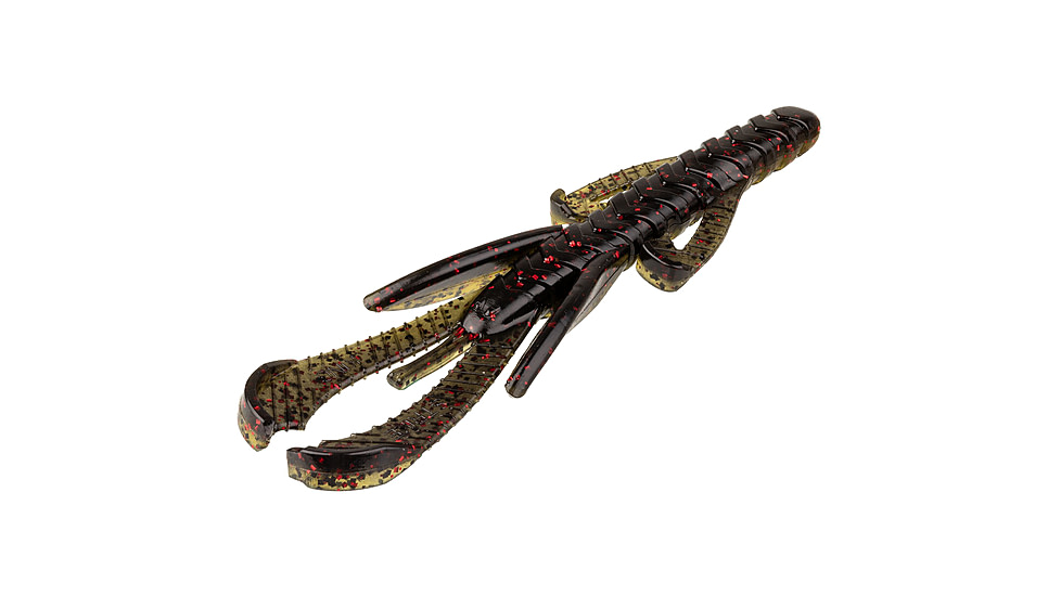 Strike King Rage Hawg Softbait, 6 pack, 5in, California Craw, 12-36078