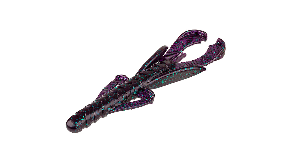 Strike King Rage Hawg Softbait, 6 pack, 5in, Junebug, 12-36081