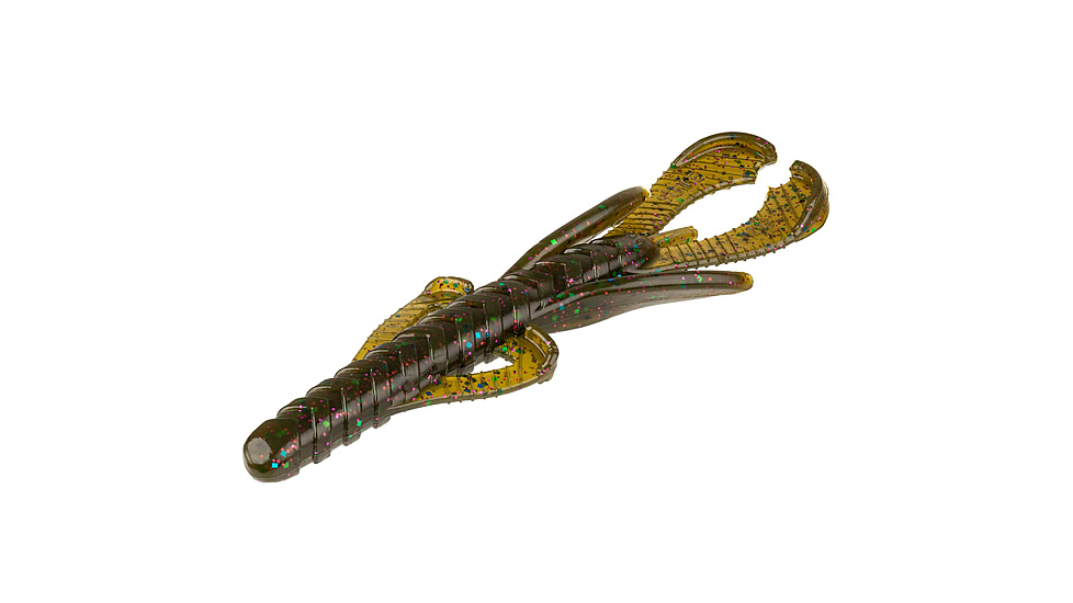 Strike King Rage Hawg Softbait, 6 pack, 5in, Mud Candy, 12-36080