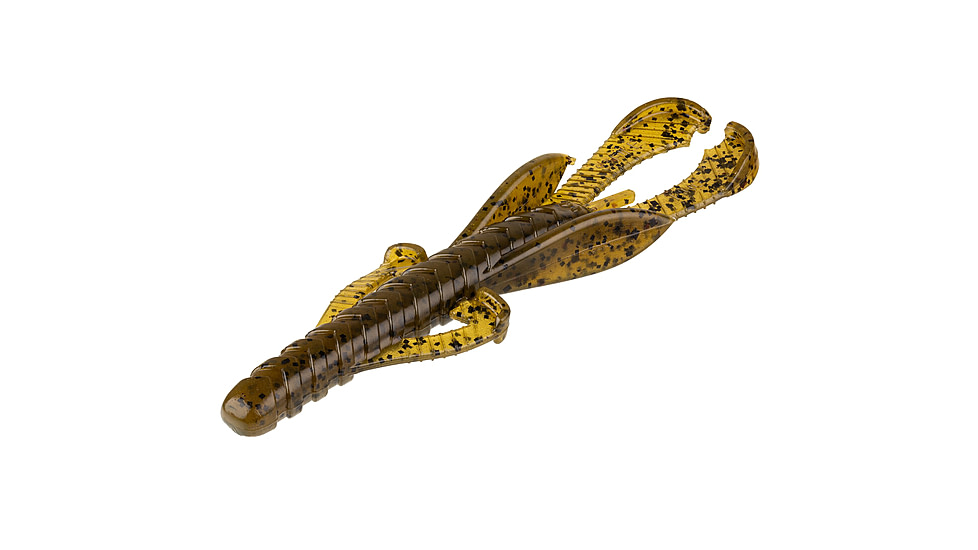 Strike King Rage Hawg Softbait, 7 pack, 4in, Green Pumpkin, 12-36867