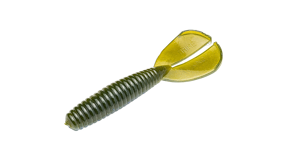 Strike King Rage Magnum Menace Fishing Lure, Soft Plastic Grub, Moon Juice, 4in, 7-Pack, RGMAGM-850, RGMAGM-850